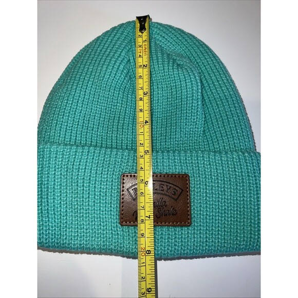 Baileys Liqueur MERCH Vanilla Mint Shake Cuffed Beanie Hat Cap Green RARE New - Picture 5 of 7